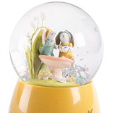 Boule à neige musicale - Trois petits lapins