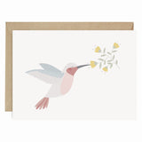 Carte double colibri