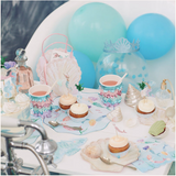 8 assiettes coquillage aquarelle