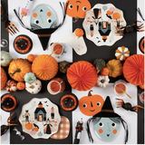 Lot de 16 serviettes citrouille