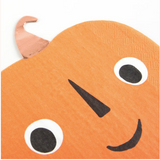 Lot de 16 serviettes citrouille