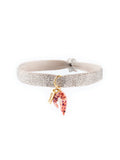 Silver Elastic charm's - Shrimp crevette