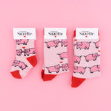 Chaussettes enfants Cochons Amoureux