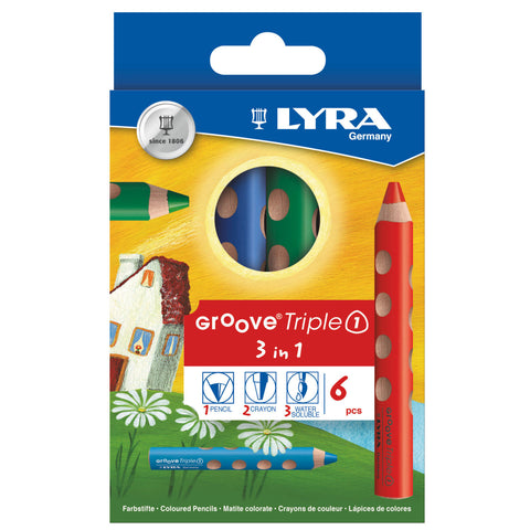 Crayons Lyra - triple 1 - 3 en 1