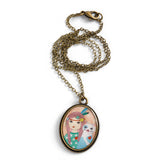 Collier Lovely sweet - Plume