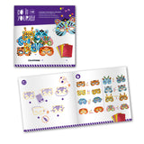 8 masques mosaïques à décorer DIY - Animaux de la jungle