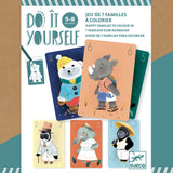 Jeu de 7 familles à colorier DIY - Chics animaux