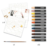 Crayons de cire aquarellables - Inspired by Paul Klee