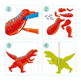 Pantins à colorier - Dinosaures