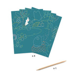 Cartes à gratter - L'étang