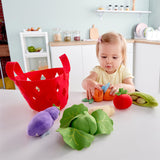 Panier de légumes en feutrine