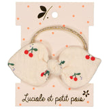 Elastique noeud lapin - Double gaze cerises