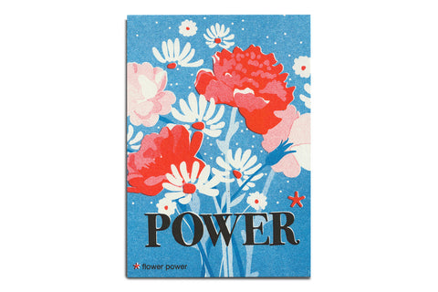 Carte Flower Power