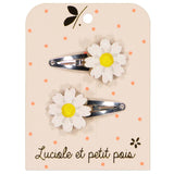 Barrette Marguerites - Luciole et petit Pois