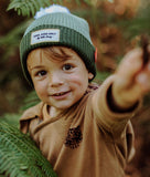 Bonnet Color Block Khaki 9-18 mois