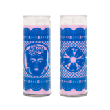 Bougie en verre Papel Picado Frida