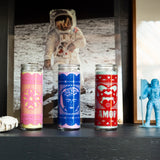 Bougie en verre Papel Picado Frida