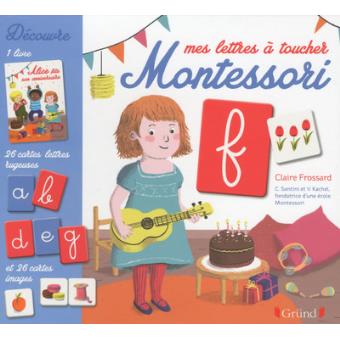Mon coffret Montessori - Mes lettres à toucher