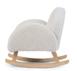 Chaise à bascule pour enfant Teddy - Ecru naturel