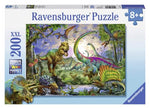 Puzzle 200 pièces  XXL - Le royaume des dinosaures