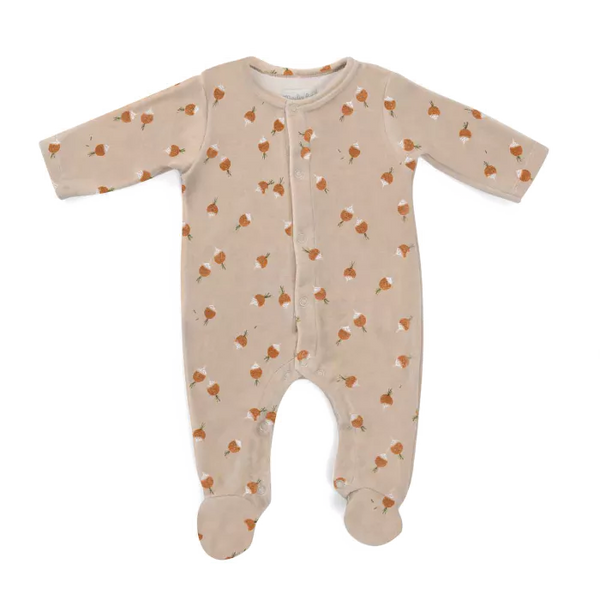 Pyjama bébé en velours Bulle