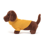 Sweater Sausage Dog Yellow - Chien saucisse