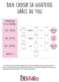Gigoteuse en gaze de coton Lait - Mix&Match