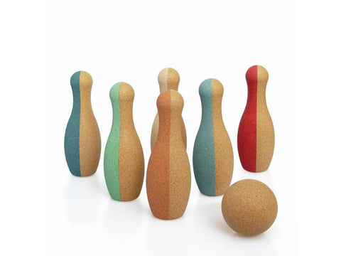 Bowling set - jeu de quilles en liège