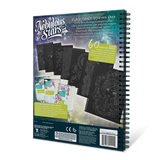 Carnet de coloriage à pages noires - nebulous stars