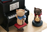 Boîte à Musique Chats jouant du piano n°12