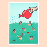 Affiche potager - Risographie A4