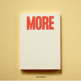 Cahier MORE AMORE - Recto Verso