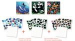 Puzzles & Stickers - Animaux sauvages