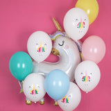 Lot de 5 ballons - Licornes