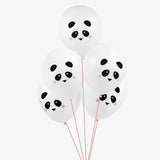 Lot de 5 ballons - Pandas