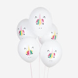 Lot de 5 ballons - Licornes