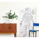 coloriage XXL corps humain