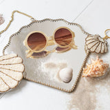 Grand miroir coquillage