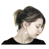 Boucles d'oreilles citrouille fantome