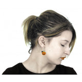 Boucles d'oreilles citrouille fantome
