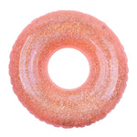 Bouée rose à paillettes - Glitter pomelo pool ring Sunnylife