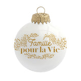 Boule de noël - Famille pour la vie