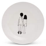 Assiette Naked couple back