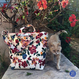 Cabas anti sable- Les Hibiscus - Le petit Lucas du Tertre