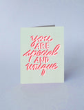Carte Special and Unique