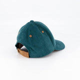 Casquette velours Tornade - Vert paon
