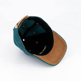 Casquette velours Tornade - Vert paon