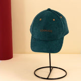Casquette velours Tornade - Vert paon