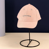 Casquette velours Phénomène rose