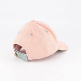 Casquette velours Phénomène rose